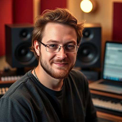 Photo of Jacob Miller, assistant engineer and mastering specialist at Sonic Bloom Studios
